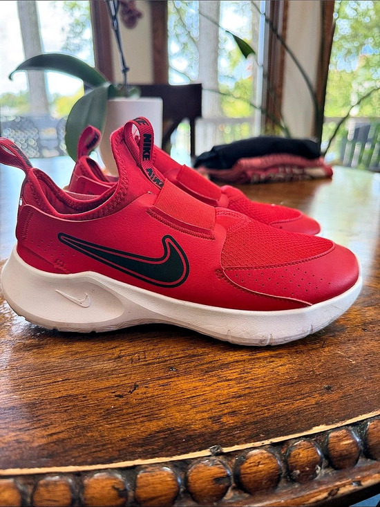 Nike Other - Nike Flex Runner 4 Y Red & White Sneakers